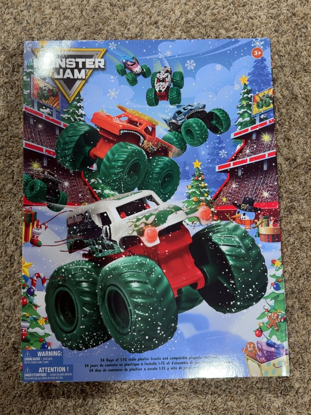 New Monster Jam Advent Calendar 1:72 Scale Christmas Event Holiday Limited 2025